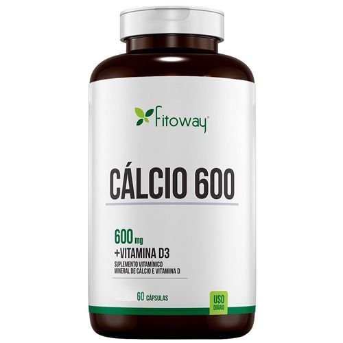 C�lcio 600mg - 60 C�psulas - Linha Farma -  Fitoway