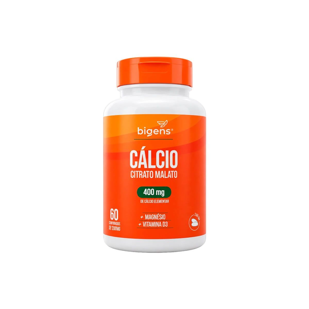Calcio Citrato Malato - 60 c�psulas - Bigens