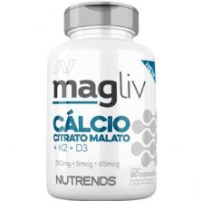 C�lcio Citrato Malato - 60 C�psulas - Nutrends