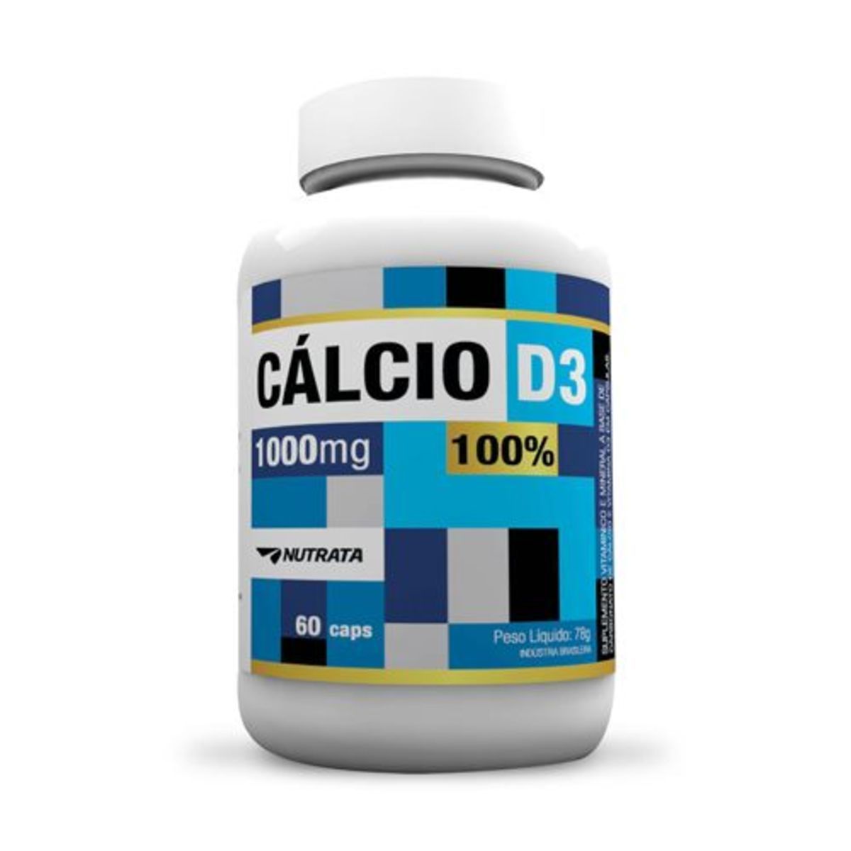 Calcio D3 - 60 C�psulas - Nutrata