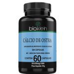 C�lcio de Ostras - 60 C�psulas - Bioklein*** LACRE INTERNO VIOLADO ***Data Venc. 30/04/2022
