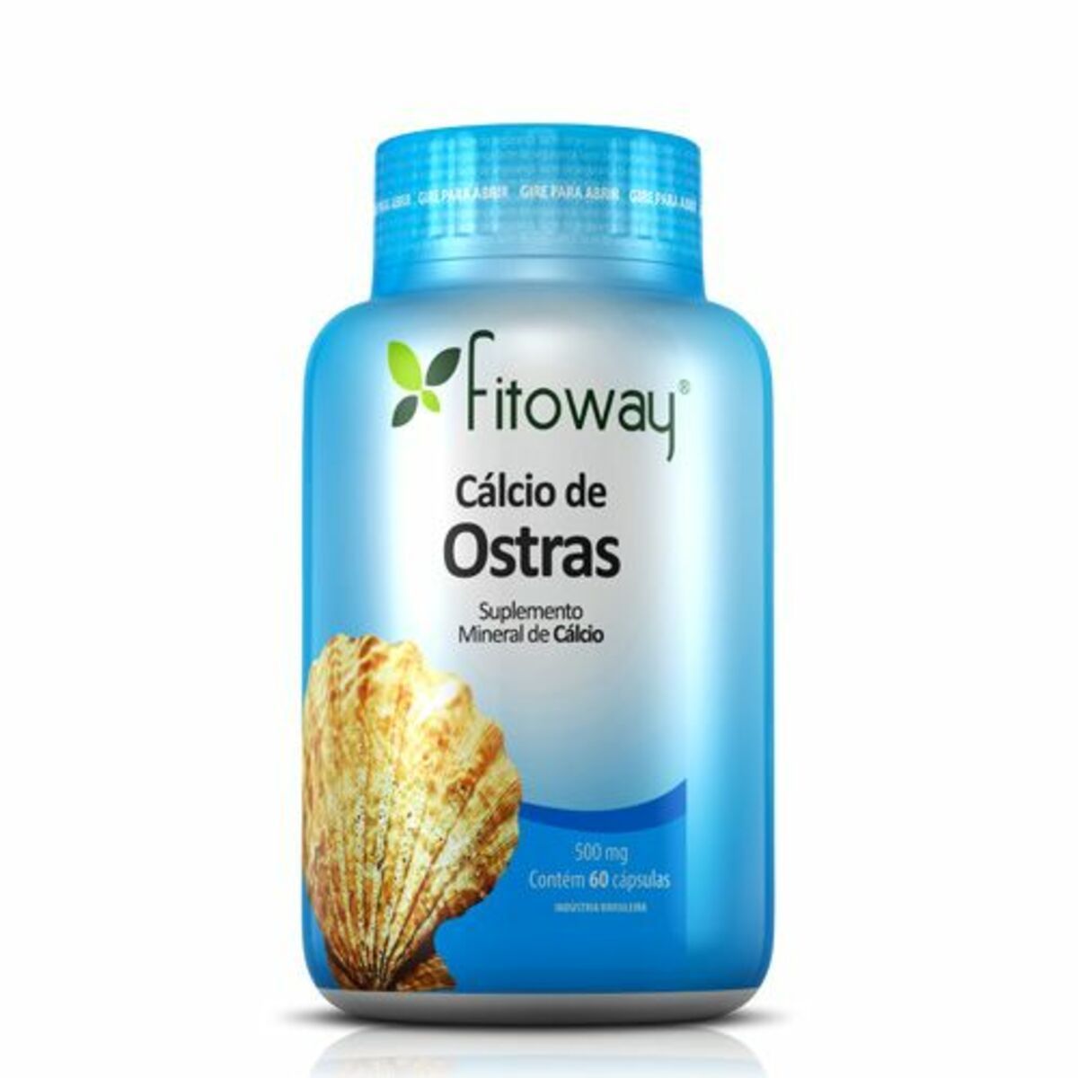 Calcio De Ostras - 60 C�psulas - Fitoway