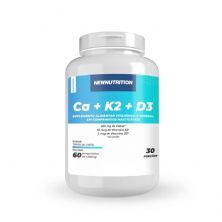 C�lcio + K2 + D3 - 60 Comprimidos Mastig�veis Torta de Lim�o - NewNutrition