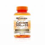 Calcium 500 Mg+D3 - 100 Softgels - Sundown
