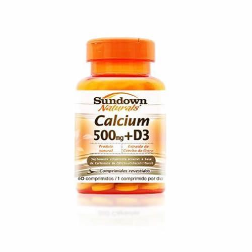 Calcium 500 Mg+D3 - 60 Comprimidos - Sundown