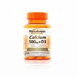 Calcium 500 Mg+D3 - 60 Comprimidos - Sundown