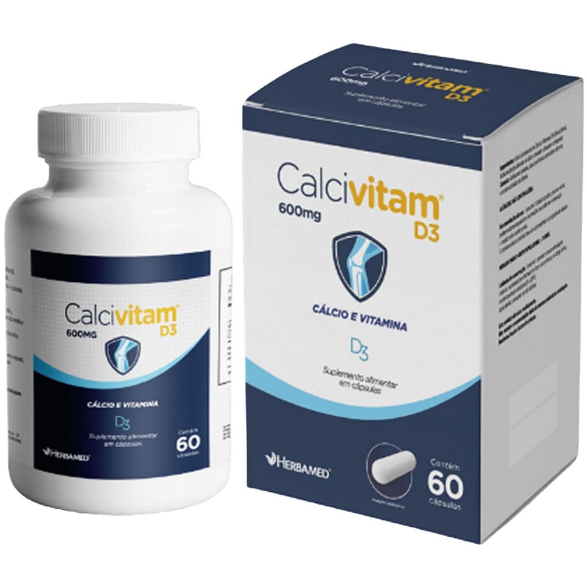 Calcivitam D3 - 60 C�psulas - Herbamed