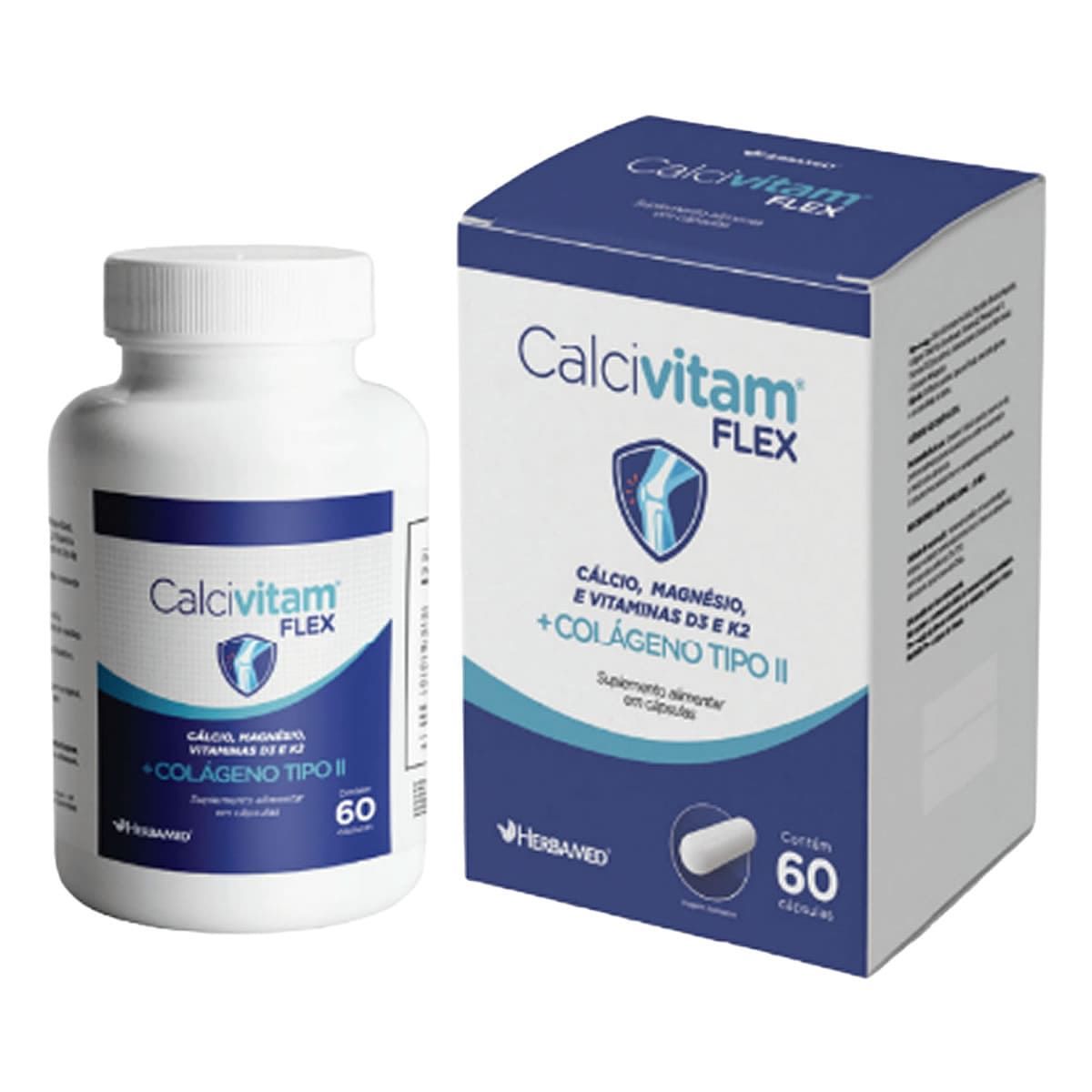 Calcivitam Flex - 60 C�psulas - Herbamed