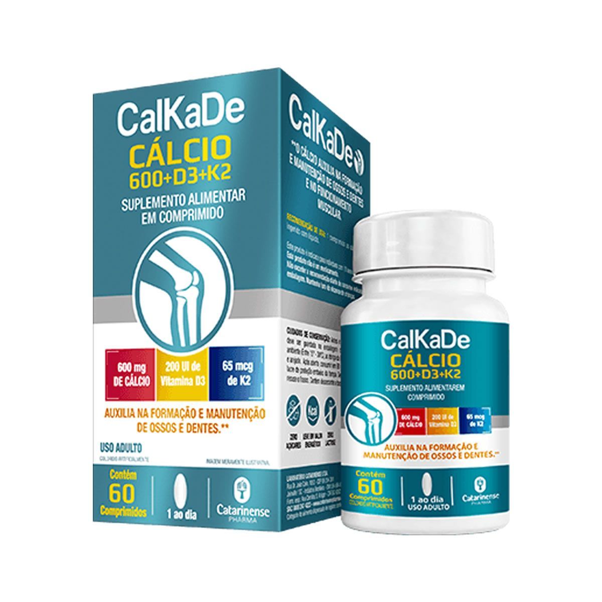 Calkade - 600mg 60 comprimidos - Catarinense Pharma