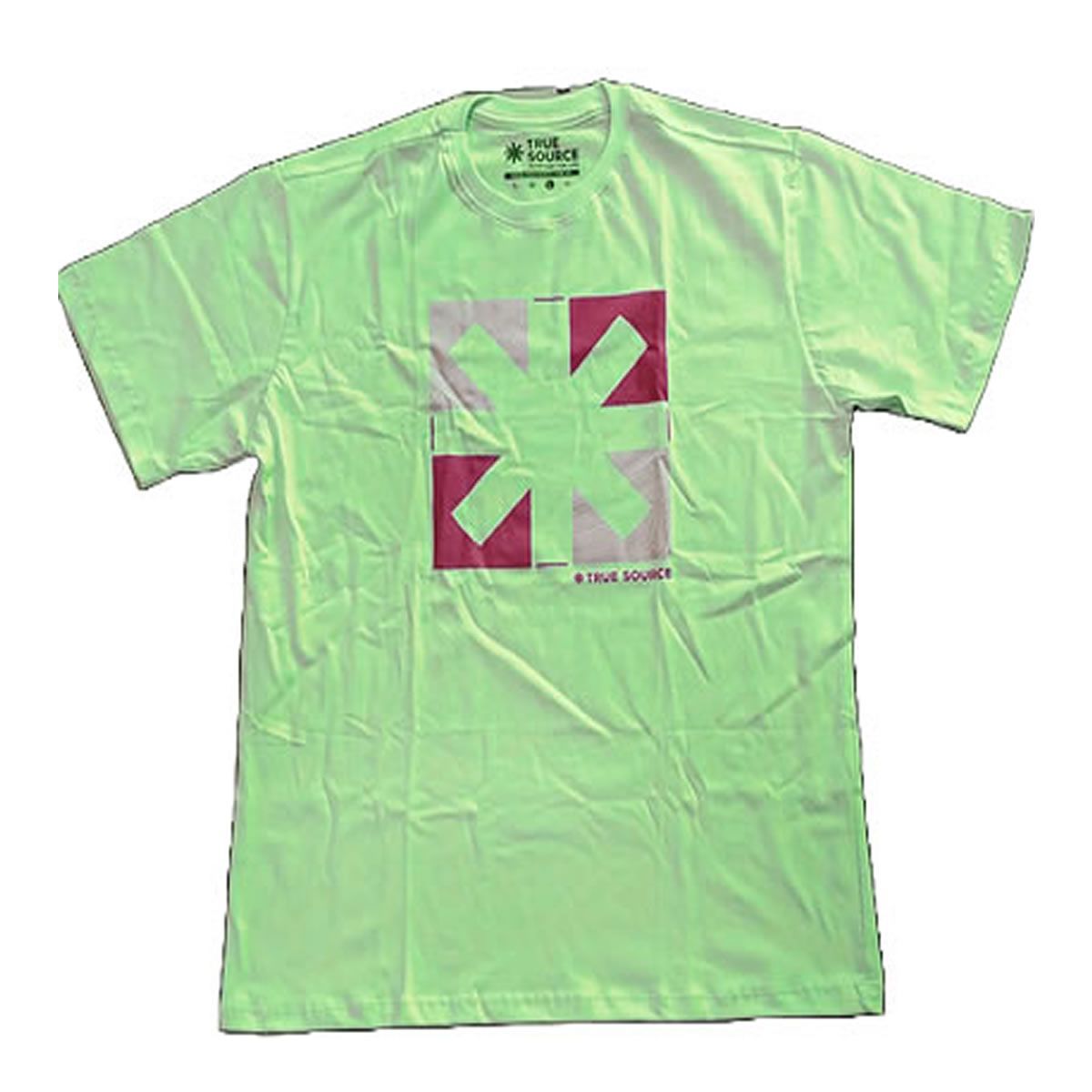 Camisa Algod�o Estampa - Baby Look M Verde - True Source
