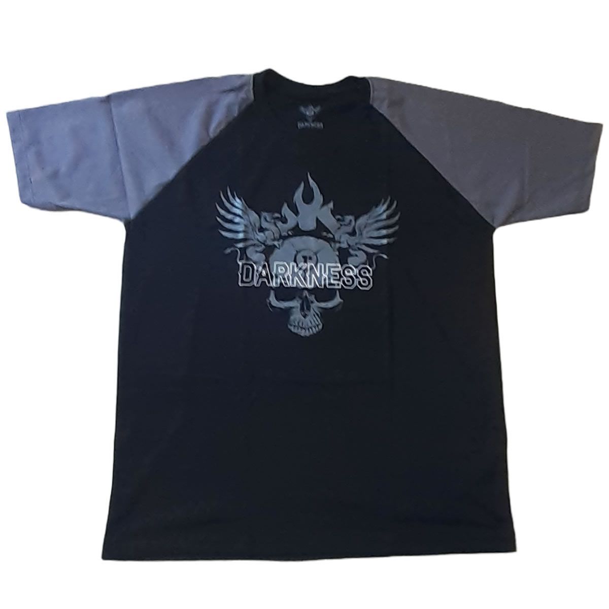 Camiseta 100% Algod�o Iron Darkness - Tamanho M Preta/Cinza - IntegralM�dica