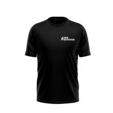 Camiseta de Corrida - Tamanho M Preto - NewNutriton