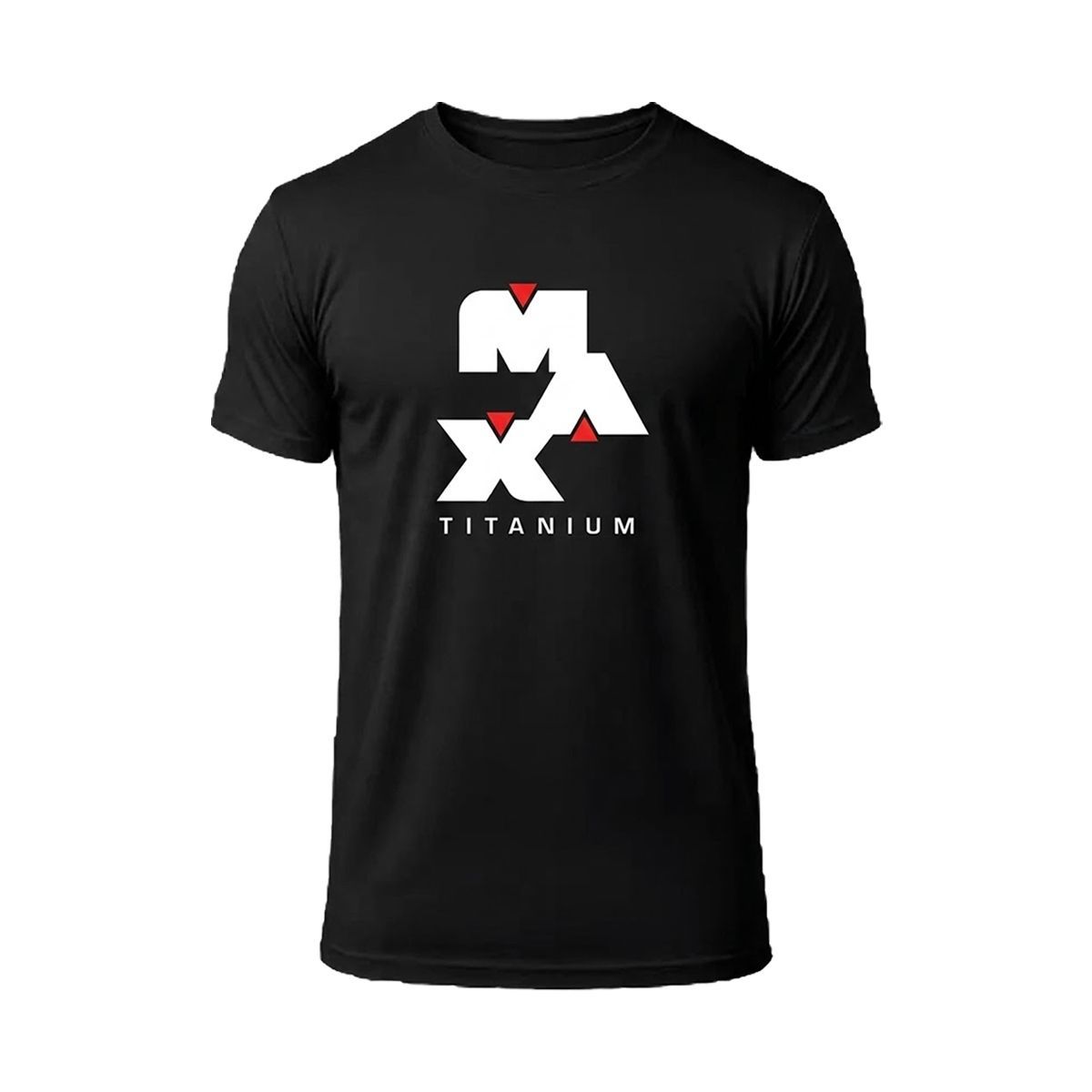 Camiseta Dry-Fit Max - Tamanho GG Preta - Max Titanium