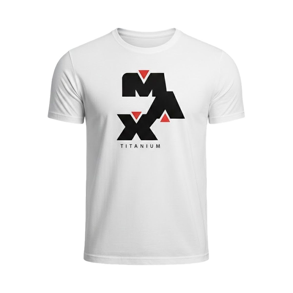 Camiseta Dry-Fit Max - Tamanho M Branca - Max Titanium