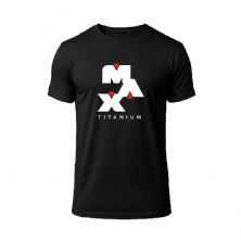 Camiseta Dry-Fit Max - Tamanho P Preta - Max Titanium