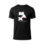 Camiseta Dry-Fit Max - Tamanho P Preta - Max Titanium