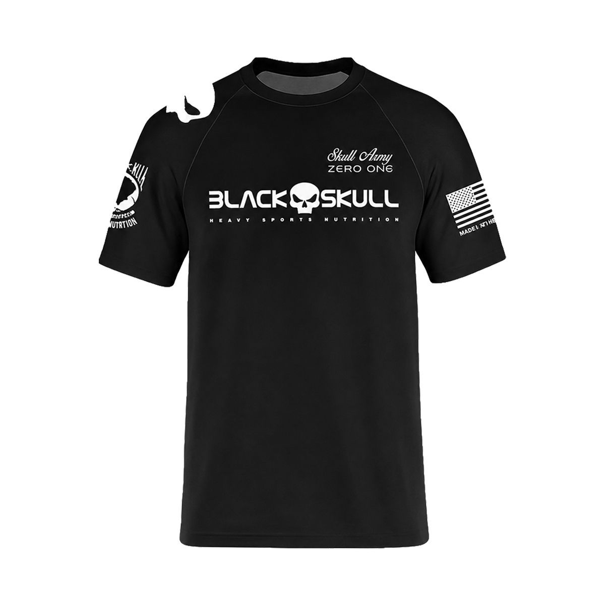 Camiseta Dry Fit Soldado Bope - Tamanho EXG Preto - Black Skull