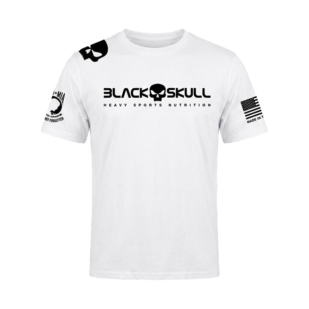 Camiseta Dry Fit Soldado Bope - Tamanho M Branca - Black Skull
