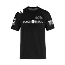 Camiseta Dry Fit Soldado Bope - Tamanho XG Preto - Black Skull