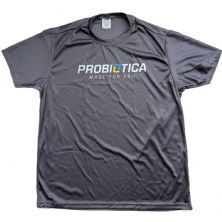 Camiseta Dry Fit - Tamanho G Cinza - Probi�tica