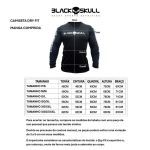 Camiseta Dryfit Manga Longa - Tamanho XG Preto - Black Skull