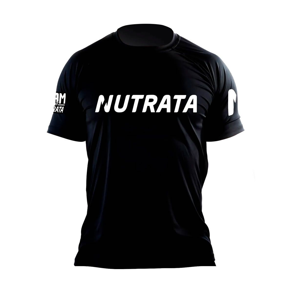 Camiseta Dryfit - Tamanho M Preta - Nutrata