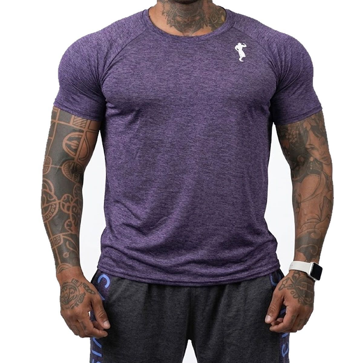 Camiseta Drytech - Tamanho GG Roxa - Canibal