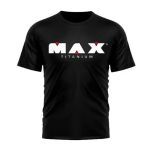Camiseta Elite Member - Tamanho M Preta - Max Titanium