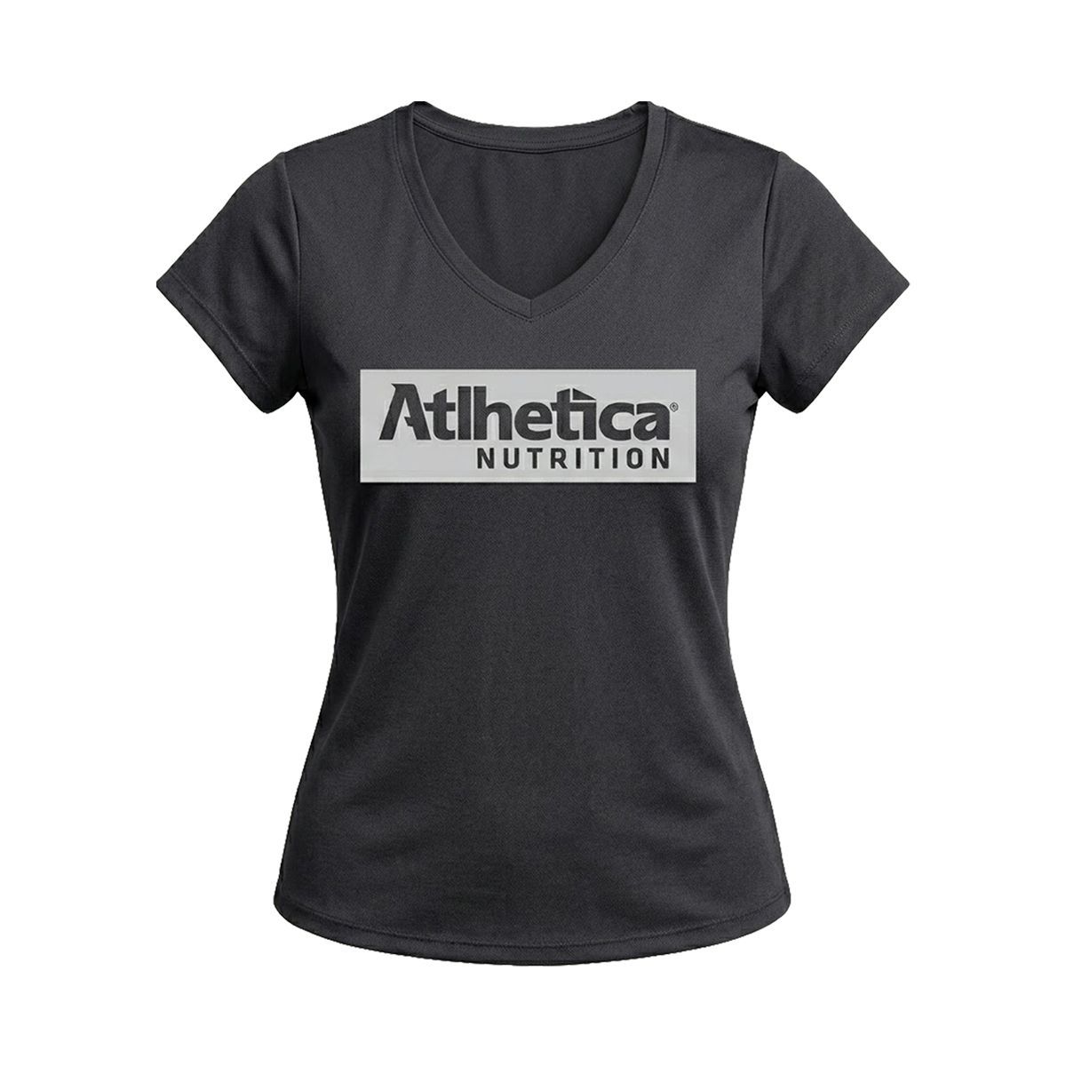 Camiseta Feminina Baby Look - Atlhetica Nutrition Cinza G -  Atlhetica Nutrition