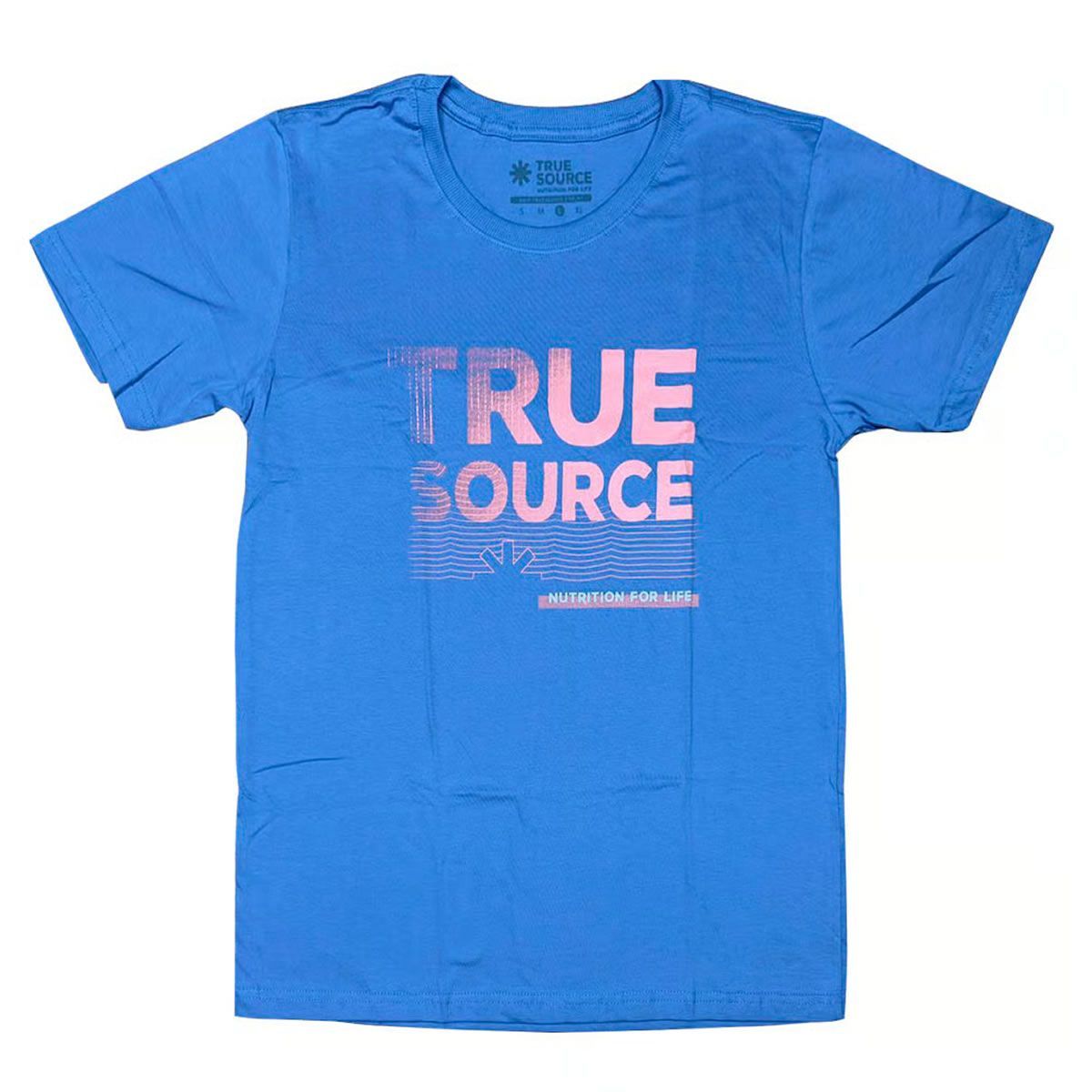 Camiseta Malha - Tamanho M Azul Anil - True Source