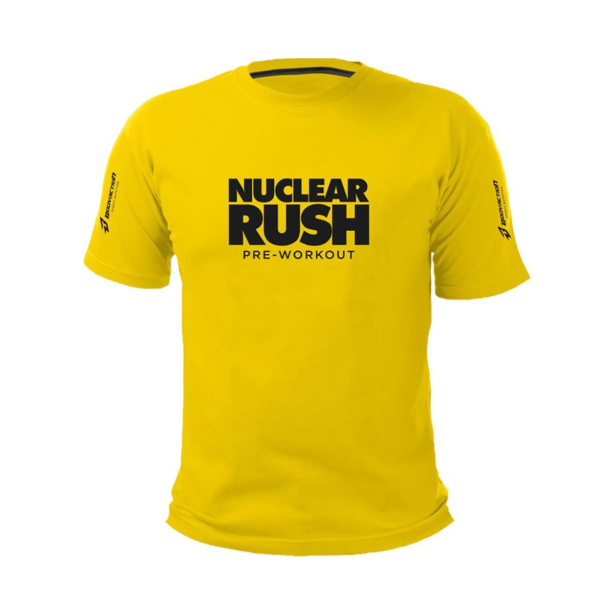 Camiseta Nuclear Rush - Tamanho M Amarela e Preto - BodyAction