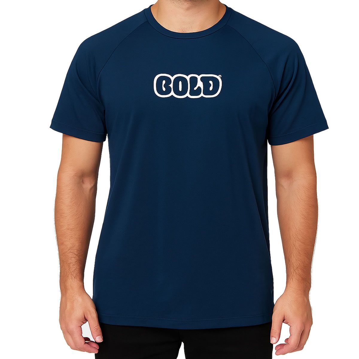 Camiseta Poliamida - Tamanho M Azul Marinho - Bold