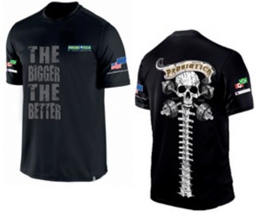 Camiseta baby look Poliester - Preta Tamanho M - Probiotica