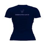 Camiseta Raglan Super Dry 100% Poliester - Baby Look Azul Tam. G - Lets Be Nutrition