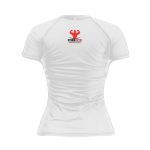 Kit 2X Camiseta Raglan Super Dry 100% Poliester  - Baby Look  Branca Tamanho G  - OtimaNutri