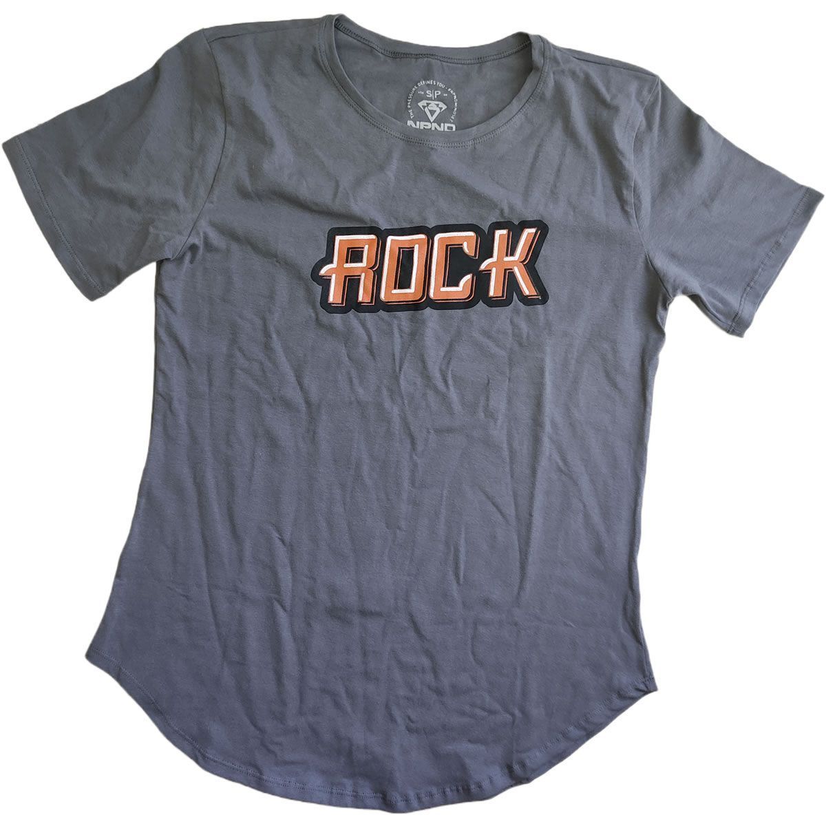 Camiseta Rock - Tamanho G Cinza - Rock Peanut