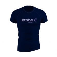 Camiseta Super Dry 100% Poliester - Azul Tamanho M - Lets Be Nutrition
