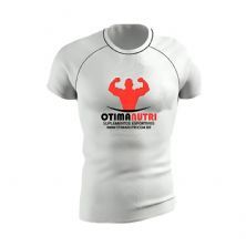 Camiseta Super Dry 100% Poliester  -  Branca Tamanho G  - OtimaNutri
