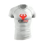Camiseta Super Dry 100% Poliester  -  Branca Tamanho G  - OtimaNutri