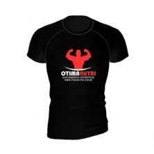 Camiseta  Super Dry 100% Poliester  -  Preta Tamanho M  - OtimaNutri