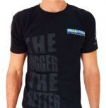 Camiseta The Bigger The Better - Preta Tamanho G - Probi�tica