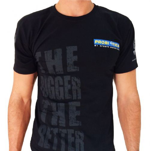 Camiseta The Bigger The Better - Preta Tamanho P - Probi�tica