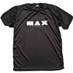 Camiseta Treino 100% Poli�ster - Tamanho  EG Preta - Max Titanium