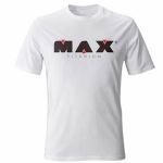 Camiseta Treino 100% Poli�ster - Tamanho  GG Branca - Max Titanium
