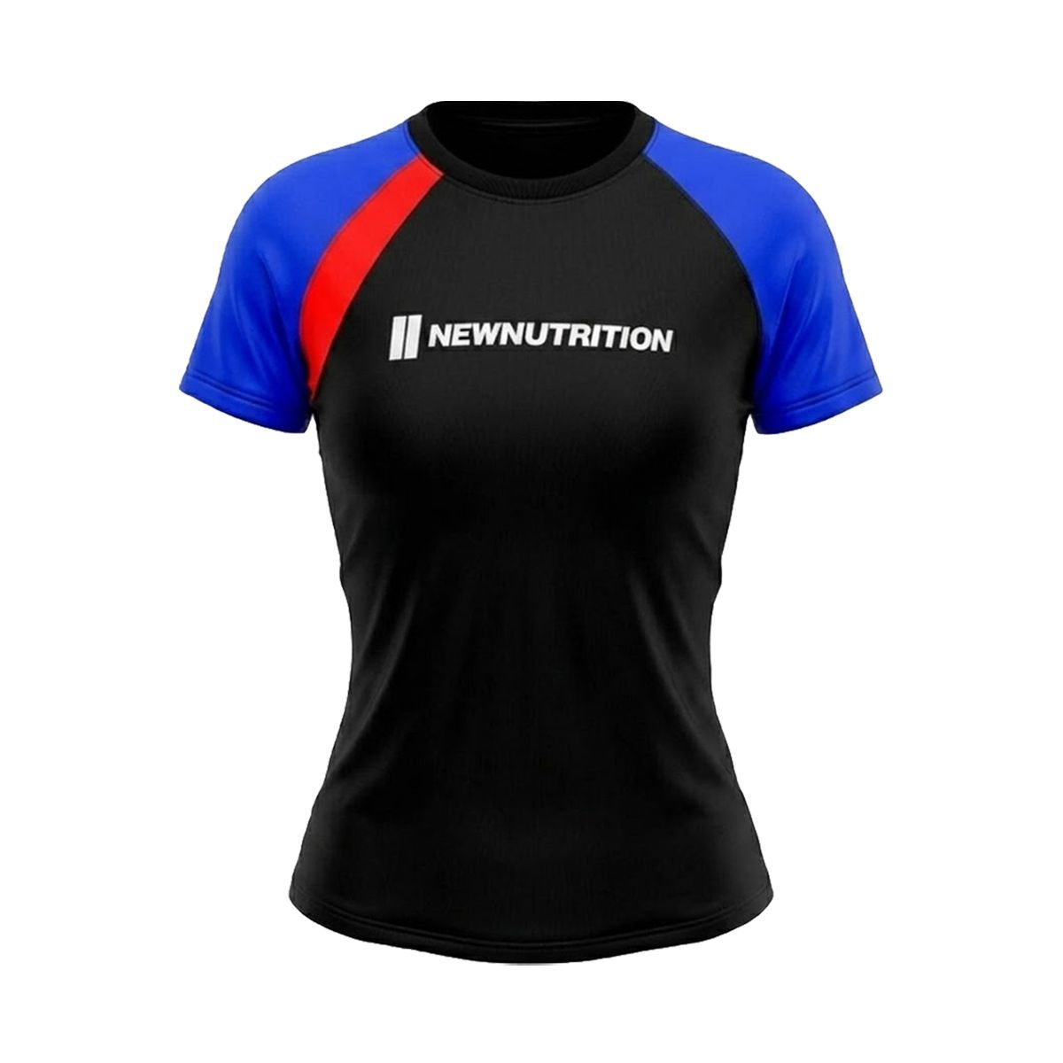 Camiseta Velox - Baby Look G Preto - NewNutrition