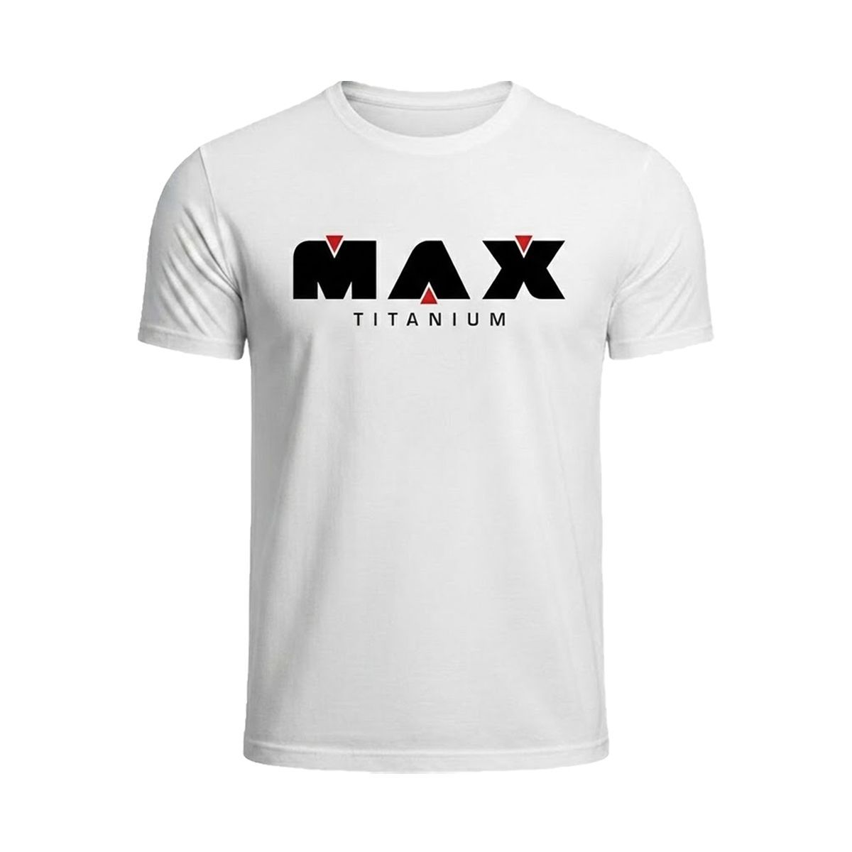Camisetas Dry Fit Branca - Tamanho G - Max Titanium