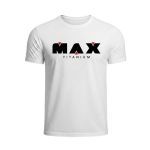 Camisetas Dry Fit Branca - Tamanho G - Max Titanium