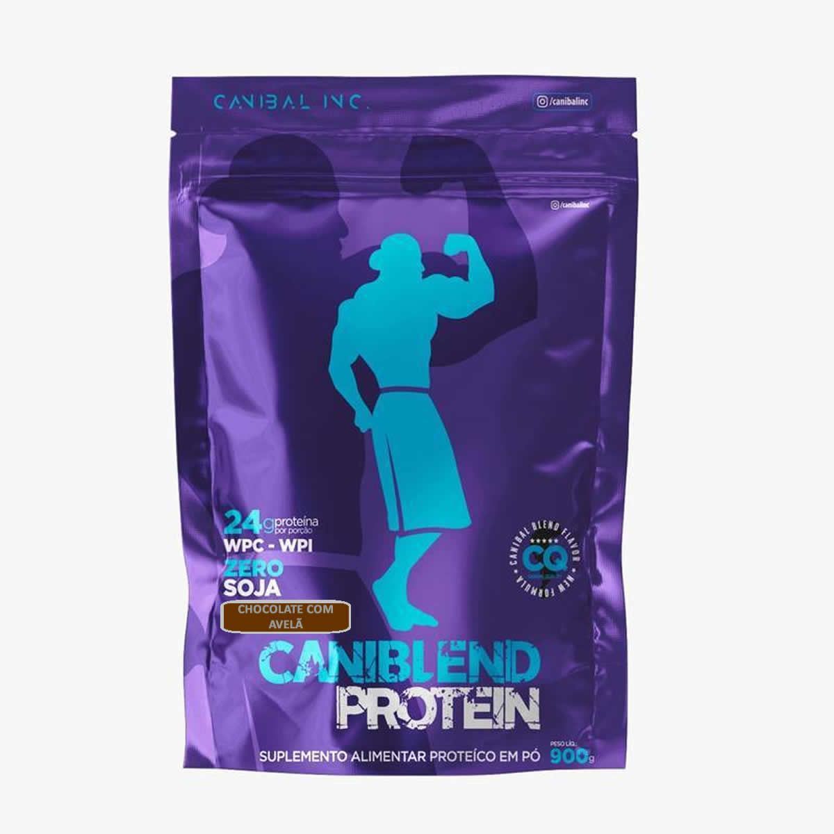Caniblend Protein - 900g Refil Chocolate com Avel� - Canibal