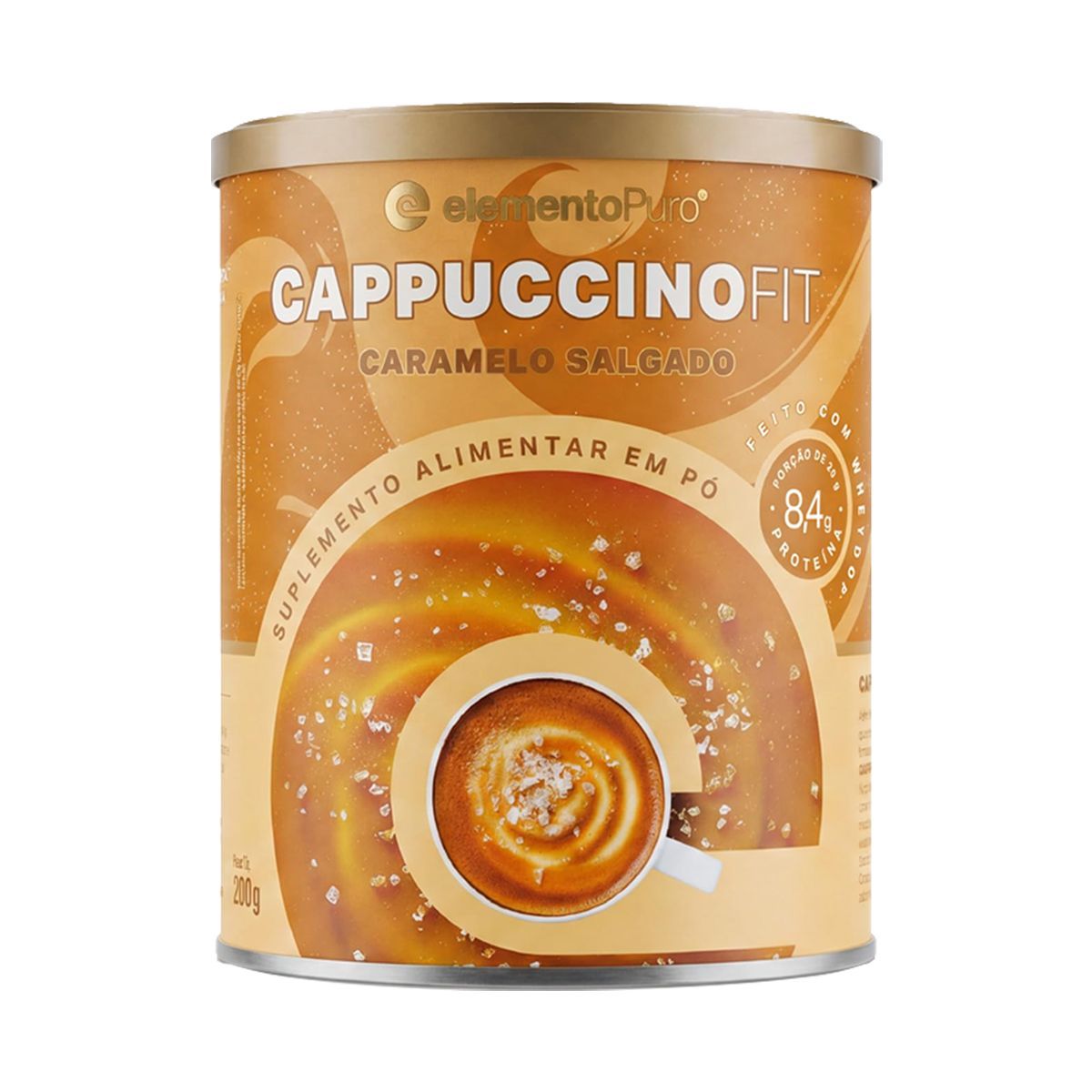 CappuccinoFit - 200g Caramelo Salgado - ElementoPuro