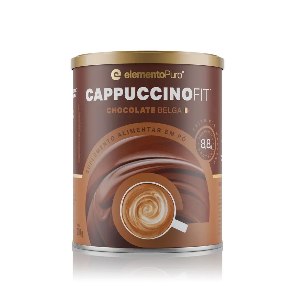 CappuccinoFit - 200g Chocolate Belga - ElementoPuro